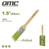 1.5" Professional Angled Sash Brush with Oval Ferrule