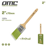 2" Professional Angled Sash Brush with Oval Ferrule