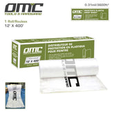 12x400ft Painter's Plastic Drop Sheet