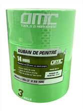 2"x55 YDS (48MMx50M) Green Painter's Tape (3-Pack)