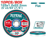 5"X3/64"X7/8"10PCS metal cutting disc set