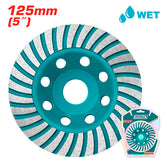 5" segmented turbo cup grinding wheel