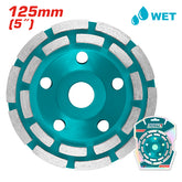 5" double row cup grinding wheel