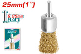 Wire end brushes with shank