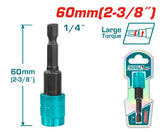 2-3/8" Screwdriver bit holder with release