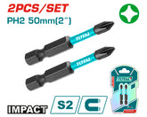 2PCS PH2X2" Impact screwdriver bit set