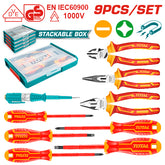 9 Pcs Stackable Insulated hand tools set