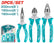 Lot de 3 pinces