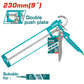 Pistolet à mastic squelette 9"