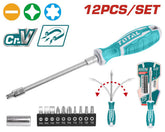 12 Pcs Flexible shaft screwdriver set