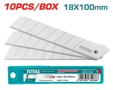 10 Pcs 18mm knife blades set