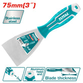 3" Stainless Steel Putty Knife with Aluminum Head