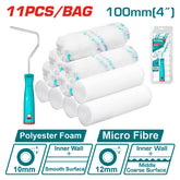 4" Cylinder brush 12 in 1 set