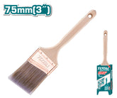 3.0" Angle sash brush (Wooden Handle)