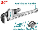 24" Aluminum Handle Pipe Wrench
