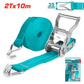 32'x1-3/8"X4400LB Ratchet Tie-Down Strap
