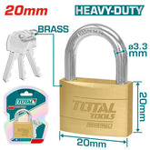 20 MM Heavy duty brass padlock