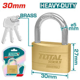 30 MM Heavy duty brass padlock
