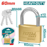 60 MM Heavy duty brass padlock