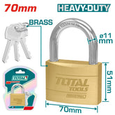 70 MM Heavy duty brass padlock