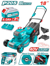 Cordless lawn mower Combo