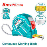 16'x1" Steel measuring tape(NYLON)