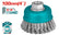 4" Wire cup brush
