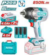 20VX627ft-lbs Cordless impact wrench combo